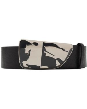 Burberry Shield Ekd レザーベルト - ブラック