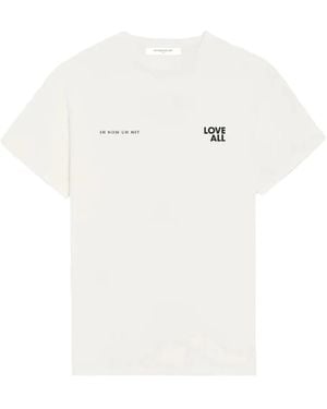 ih nom uh nit Christ-Image Print T-Shirt - White