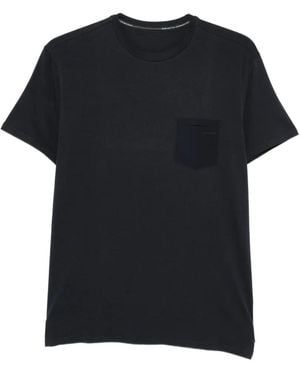 Rrd Revo Logo-Patch Chest-Pocket T-Shirt - Black