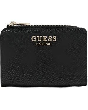 Guess Laurel Zip-Around Wallet - Black