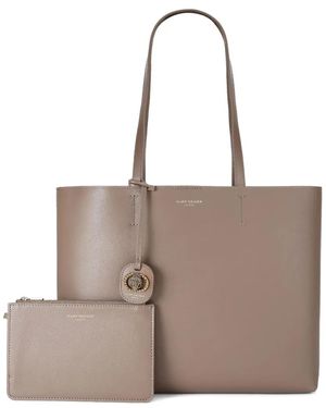 Kurt Geiger Chelsea Leather Tote Bag - Natural
