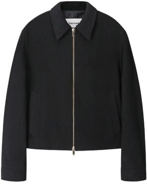 Tonywack Zip-Up Collared Jacket - Black