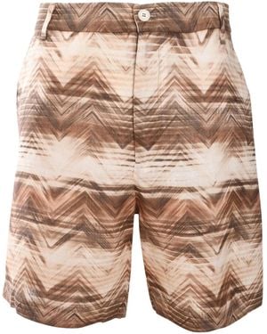 Missoni プリント ショートパンツ - ナチュラル