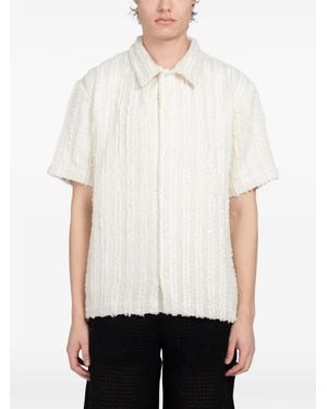 Séfr Noam Striped Shirt - White