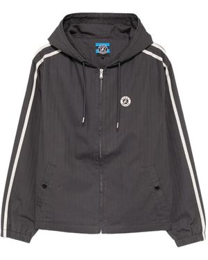 SPORT b. by agnès b. Logo-Embroidered Jacket - Black