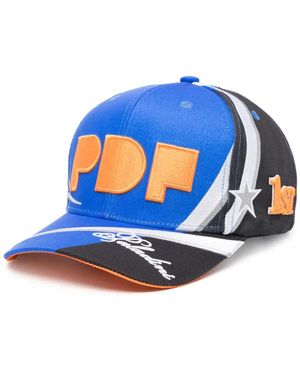 PDF Logo-Embroidered Cap - Blue