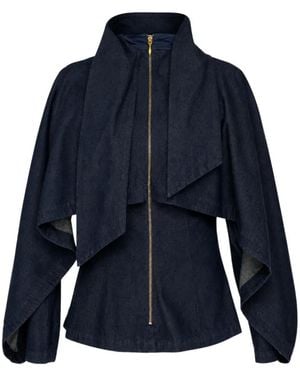 Zimmermann Zip Blouse - Blue