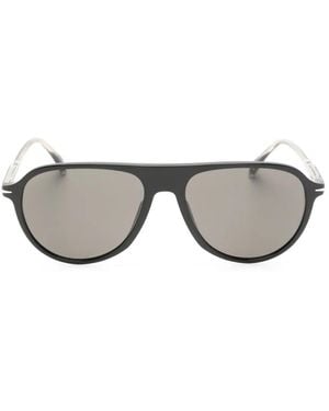 David Beckham Pilot-Frame Sunglasses - Gray