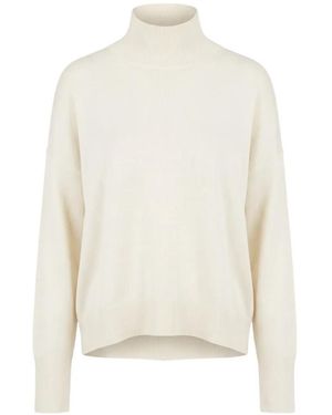 Patrizia Pepe Pull À Col Montant Et Plaque Logo - White
