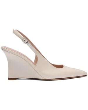 Stuart Weitzman Vinnie Wedge Sandals - White