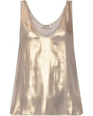 Zadig & Voltaire Top Tarys - Natural