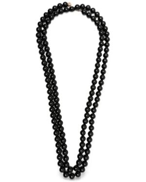 ALESSANDRO ENRIQUEZ Beaded Double-Strand Necklace - Black
