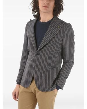 Corneliani Striped Blazer - Grey