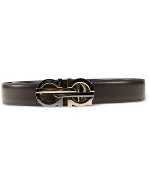 Ferragamo Logo-Detail Belt - Weiß