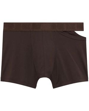 Louis-Gabriel Nouchi Boxershorts Mit Elastischem Bund - Braun