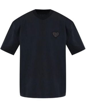 AllSaints Camiseta Con Parche De Corazón - Azul