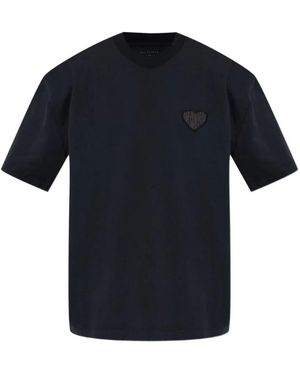 AllSaints Heart-Patch T-Shirt - Blue