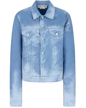Marni Faded Denim Jacket - Blue