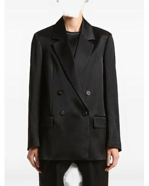 Peserico フラップポケット ダブルジャケット - ブラック