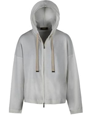 Moorer Sudadera Ametea Con Capucha - Gris