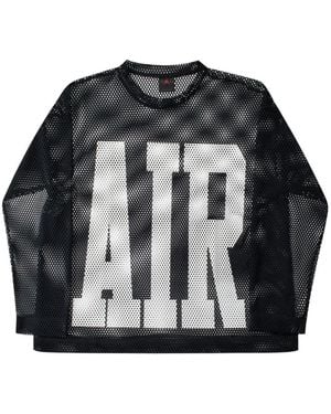 Nike X Union X Fragment Mesh Long-Sleeve T-Shirt - Black