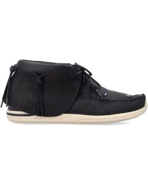 Visvim Lhamo Lace-Up Sneakers - Black