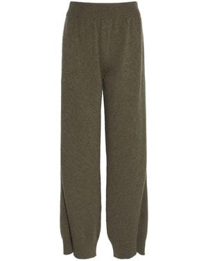 Barrie Tapered-Leg Cashmere Trousers - Green