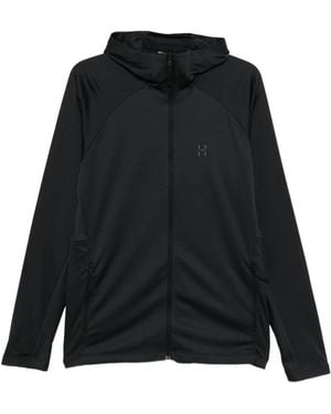 Haglöfs Sudadera Con Capucha Y Manga Raglán - Negro
