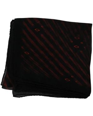 CoSTUME NATIONAL Abstract-Print Silk Scarf - Black