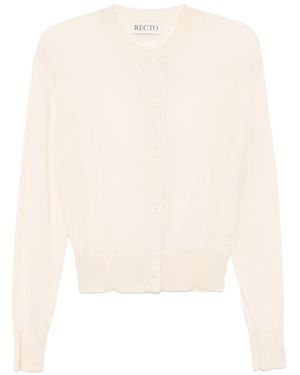 RECTO. Cardigan - Bianco