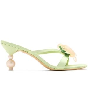 Sophia Webster Rosette Mules - Metallic