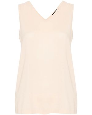 Fabiana Filippi V-Neck Top - Natural