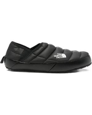 The North Face Thermoball Traction Quilted Logo-Print Trainers - Black
