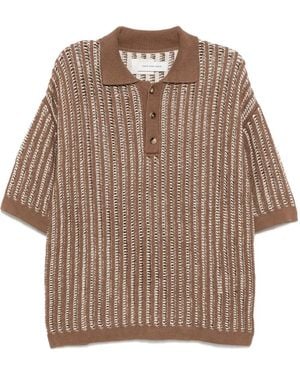 Feng Chen Wang Camisa de ganchillo - Marrón