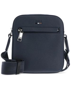 Blue BOSS Messenger bags for Men | Lyst