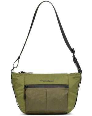 Piquadro Schultertasche Mit Logo-Print - Grün