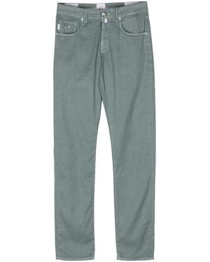 Sartoria Tramarossa Mid-Rise Tapered Trousers - Blue