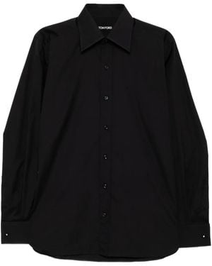 Tom Ford Long-Sleeved Shirt - Black