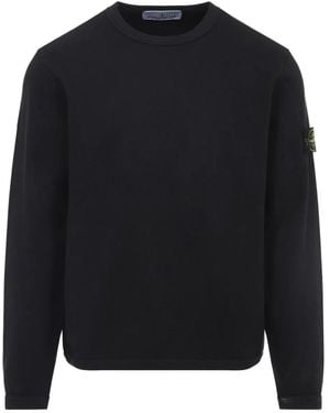 Stone Island Logo-detail sweater - Blau