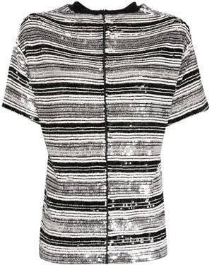Ashish Sequin-Embellished T-Shirt - Black
