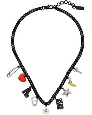Marc Jacobs The Trinket Necklace - Black