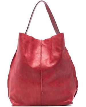 SOMMET Sahara Leather Shoulder Bag - Red