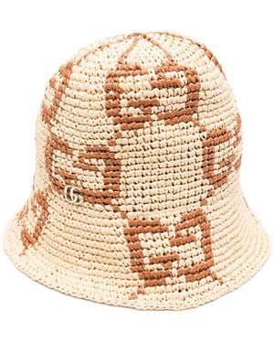 Gucci Cappello Bucket Gg - Neutro