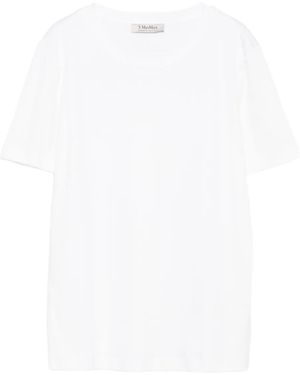 Max Mara Crew-Neck T-Shirt - White