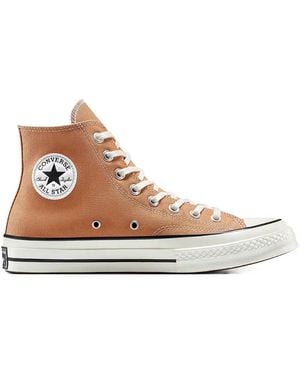 Converse Baskets Montantes Chuck 70 En Denim - Brown