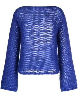 Forte Forte Maglione A Maglia Larga - Blu