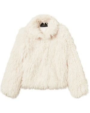 Twinset Faux-Fur Jacket - White