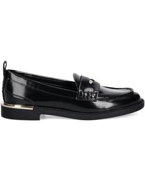 DKNY Mocasines Con Detalle De Moneda - Negro
