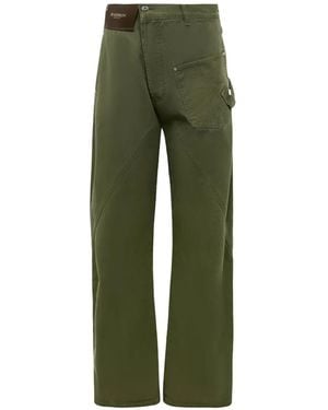 JW Anderson Pantalon À Empiècements - Green