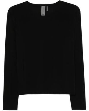 Norma Kamali T-shirt à manches longues - Noir